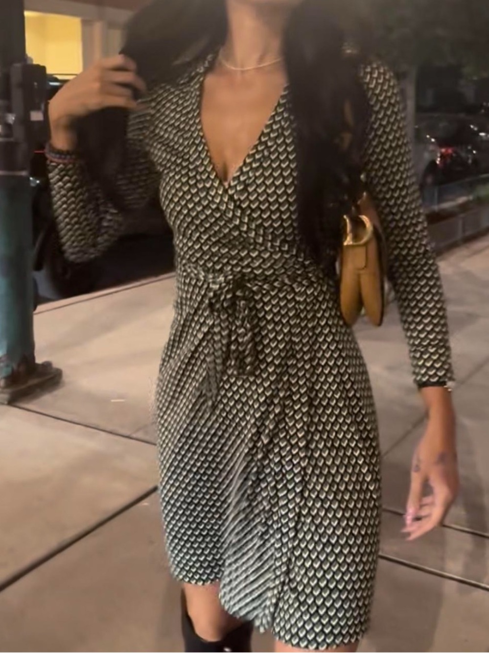 Diane Von Furstenberg Printed Wrap Dress